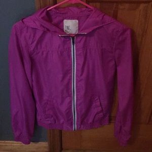 Light weight purple rain jacket
